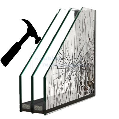 Triple Glas Krypton Gelaagd Figuur