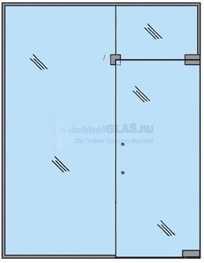 Hardglazen wandsystemen