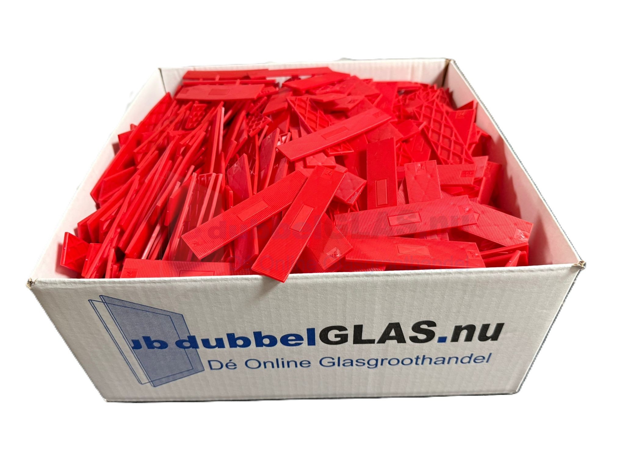Glasblokjes 100x24x3 1000 stuks