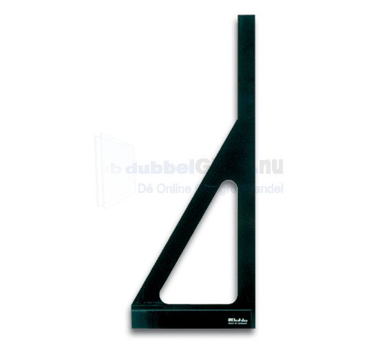 Glassnijhaak met versterking zwart 60cm x 205cm